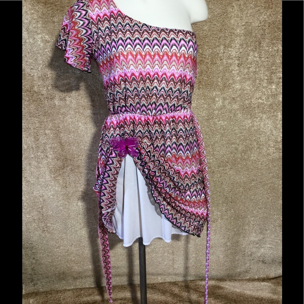 STAR VIXEN One shoulder Multicolored Mini … - Picture 5 of 6